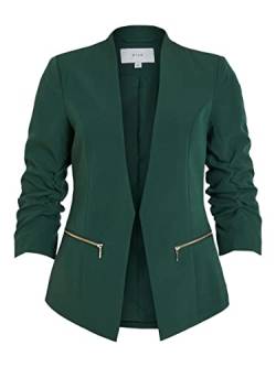 Vila Damen Vijoy Noos 3/4 Blazer, Pineneedle, 42 EU von Vila