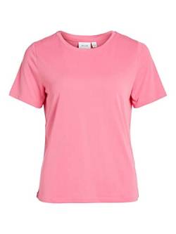 Vila Damen Vimodala O-Hals S/S Top/Su - Noos T Shirt, Fandango Pink, XL EU von Vila