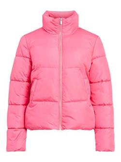 Vila Damen Vitate L/S Short Buffer Jacket - Noos Jacke, Fandango Pink, 36 EU von Vila