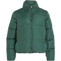 Vila Winterjacke Kurze Puffer Stepp Jacke mit Stehkragen VITATE 6129 in Grün von Vila