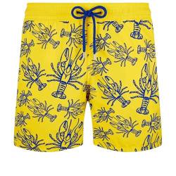 VILEBREQUIN Moorea Swim Shorts Lobster Flocked Mimosa, gelb, XL von Vilebrequin