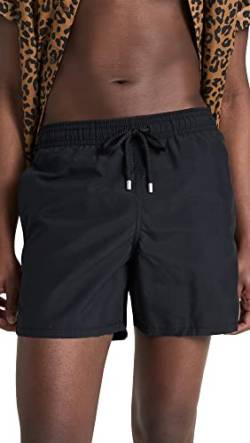 Vilebrequin Herren Solid Moorea Badehose, schwarz, Large von Vilebrequin