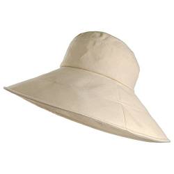 Village Hats sur la tête knautschbarer Sonnenhut Monaco - Beige - L von Village Hats