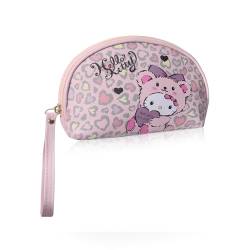 Vimanllie Kosmetiktasche mit Tasche, Reise-Organizer, Kulturbeutel mit Tasche, tragbare Reißverschlusstasche für Damen, Pink-b, modisch von Vimanllie