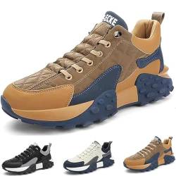 Orthopädischer Komfort-Sneaker for Herren 2024, orthopädische Slip-On-Schuhe for Herren 2024, Softsfeel Herren-Schuhe zur Linderung von Fußschmerzen, perfekte Wanderschuhe ( Color : Brown , Size : 47 von Vimlo
