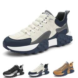 Orthopädischer Komfort-Sneaker for Herren 2024, orthopädische Slip-On-Schuhe for Herren 2024, Softsfeel Herren-Schuhe zur Linderung von Fußschmerzen, perfekte Wanderschuhe ( Color : White , Size : 47 von Vimlo