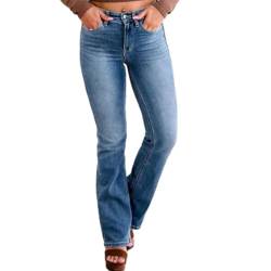 Vimlo Holy Grail Bootcut-Jeans mit Bauchkontrolle, Holy Grail Bootcut-Jeans, hoch taillierte Stretch-Jeans for Frauen mit Bauchkontrolle von Vimlo