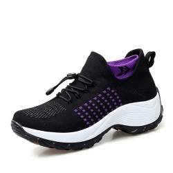 Vimlo Orthofit – Orthopädische Schuhe for Damen, Ultra-Bequeme, atmungsaktive Mesh-Tennis-Sneaker, orthopädische Slip-on-Wanderschuhe for Damen (Color : A, Size : 35) von Vimlo