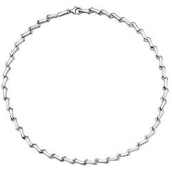 Vinani Kollier klassisch mattiert glänzend 925 Sterling Silber Collier 2KAZ von Vinani