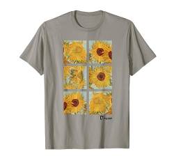 Van Gogh Sonnenblumen-Malerei, Collage, Vincent Van Gogh T-Shirt von Vincent Van Gogh Art Aesthetic Paintings