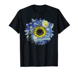 Van Gogh Sternennacht Sonnenblume Van Gogh Sonnenblumen Kunst T-Shirt von Vincent Van Gogh Art Aesthetic Paintings