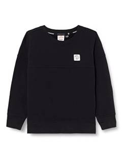 Vingino Boys Sweater Crewneck-Basic-Logo in Color Deep Black Size 12 von Vingino