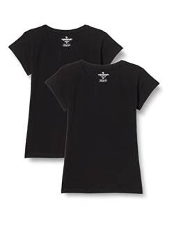 Vingino Girls Girls T-Shirt (2-Pack) in Color Deep Black Size XXL von Vingino