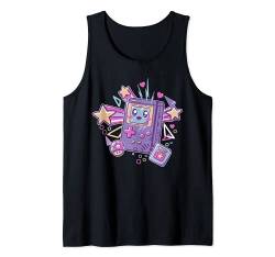 Retro Videospiele Klassische Videospiele Japanische Anime Tank Top von Vintage 80er 90er Video Gamer Vaporwave Ästhetik