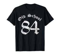 40. Geburtstag Geschenk Vintage Old School Jahrgang 1984 T-Shirt von Vintage Alte Schule Geburtstag Geschenk Designs