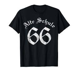 58. Geburtstag Geschenk Vintage Alte Schule Jahrgang 1966 T-Shirt von Vintage Alte Schule Geburtstag Geschenk Designs