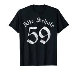 64. Geburtstag Geschenk Vintage Alte Schule Jahrgang 1959 T-Shirt von Vintage Alte Schule Geburtstag Geschenk Designs