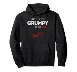 Vintage Promoted To Grumpy Est. 2024 Again Bald to be Papa Pullover Hoodie von Vintage Dad Grandpa Great Grandpa