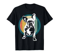 Vintage Französische Bulldogge T-Shirt Geschenk Idee von Vintage French Bulldog Retro T-Shirts