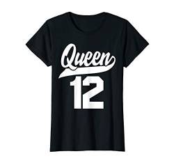 Damen Geschenk zum 12. Geburtstag Mädchen Vintage 2008 süßes Queen T-Shirt von Vintage Geburtstag Mädchen Frauen Geschenkideen