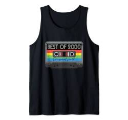 Best Of 2000 Vintage Kassette Retro Geburtstag Tank Top von Vintage Geburtstag