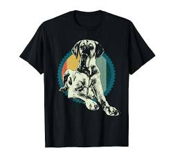 Vintage Deutsche Dogge T-Shirt Geschenk Idee von Vintage Great Dane Retro T-Shirts