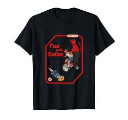 Fun With Satan Vintage Childgame Horror Goth Punk T-Shirt von Vintage Horror Childgame by Dark Humor Art