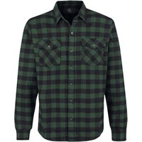 Vintage Industries Flanellhemd - Harley Shirt - 3XL - für Männer - Größe 3XL - grün/schwarz von Vintage Industries