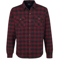 Vintage Industries Flanellhemd - Harley Shirt - S bis 3XL - für Männer - Größe S - rot/schwarz von Vintage Industries