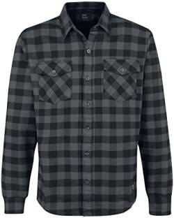 Vintage Industries Harley Shirt Männer Flanellhemd Charcoal/schwarz M von Vintage Industries