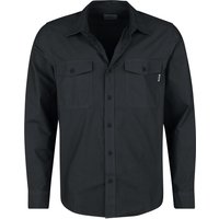 Vintage Industries Langarmhemd - Boston Shirt - S bis 3XL - für Männer - Größe M - schwarz von Vintage Industries