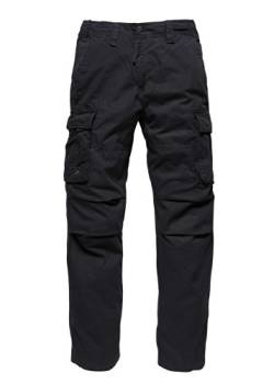 Vintage Industries Reef Pants Männer Cargohose schwarz L 100% Baumwolle Basics, Streetwear von Vintage Industries