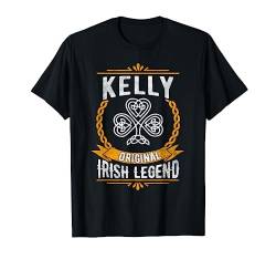 Kelly Irish Name Gift Vintage Ireland Family Surname T-Shirt von Vintage Irish Legend Family Name