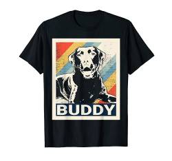 Retro Labrador Retriever T-Shirt Damen & Herren von Vintage Labrador Retriever Retro T-Shirts