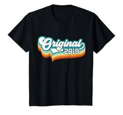 Kinder Original Jahrgang 2019 Vintage 3.Geburtstag Jungen Mädchen T-Shirt von Vintage Original Jahrgang Geschenkideen Geburtstag