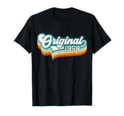 Original Jahrgang 1958 Vintage 64.Geburtstag Frauen Männer T-Shirt von Vintage Original Jahrgang Geschenkideen Geburtstag