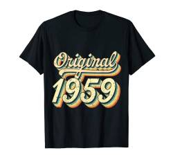 Original Jahrgang 1959 Vintage 63.Geburtstag Frauen Männer T-Shirt von Vintage Original Jahrgang Geschenkideen Geburtstag