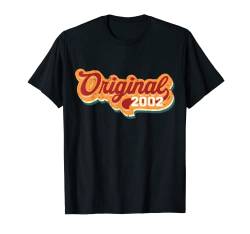 Original Jahrgang 2002 Vintage 20.Geburtstag Jungen Mädchen T-Shirt von Vintage Original Jahrgang Geschenkideen Geburtstag