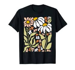 Vintage Flower Boho Wildflowers Blume Nature Cottagecore T-Shirt von Vintage Pressed Flowers Goblincore Cottagecore