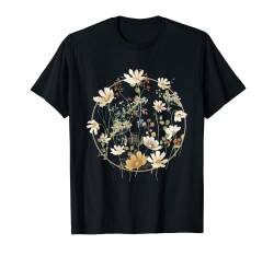 Vintage Flowers Botanical Wildflower Goblincore Cottagecore T-Shirt von Vintage Pressed Flowers Goblincore Cottagecore
