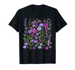 Vintage gepresste Blumen Goblincore Cottagecore Blumen T-Shirt von Vintage Pressed Flowers Goblincore Cottagecore