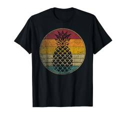 Pineapple Fruit Retro Style Vintage Distressed 70s 80s Gift T-Shirt von Vintage Retro Distressed Shirt Men Women Kids