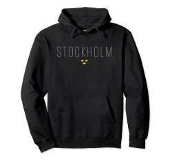 Stockholm Schweden Tre Kronor Sverige Schwedenurlaub Pullover Hoodie von Vintage Retro Skandinavien Sverige Svenska Apparel