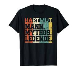 Herren Retro Hartmut Mann Mythos Legende Geburtstag Geschenk T-Shirt von Vintage Vornamen Geburtstagsgeschenk