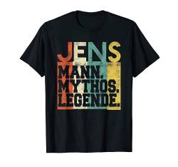 Herren Retro Jens Mann Mythos Legende Geburtstag Geschenk T-Shirt von Vintage Vornamen Geburtstagsgeschenk