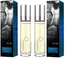 Erotik-Parfüm für Intimpartner, Pheromon-Parfüm für Romantik, Paar-Parfüm für mehr Intimität, Pheromon-infundiertes ätherisches Öl-Parfüm, Every Night Sweet Original Pheromon-Parfüm (Männlich-2 Pcs) von Vinxan