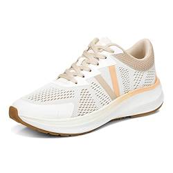 Vionic Damen Limitless Textile Synthetic Marshmallow Apricot Trainer 37 EU von Vionic