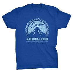 Erebor National Park LOTR Inspired T-Shirt (Blue, L) von Viper