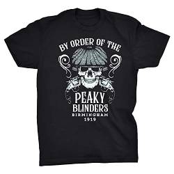 Viper von Order of The Peaky Blinders Gangster T-Shirt, Schwarz , XXL von Viper
