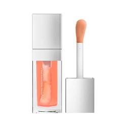 Rouge Flüssig Glow Oil Plumping Lipgloss Feuchtigkeitsspendendes Lippenöl Gloss Transparenter feuchtigkeitsspendender Lippenbalsam Natural Lip Plumper Lip Plumper Gloss Naturkosmetik (E, One Size) von Vipomkowa